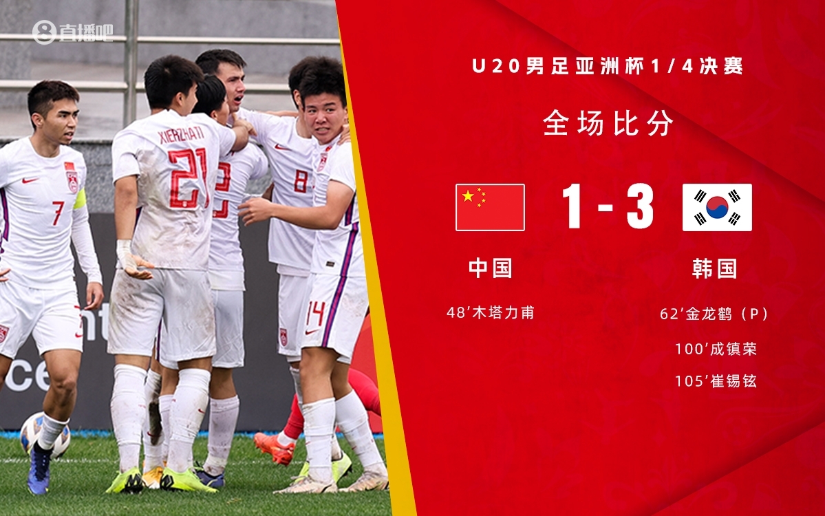 復(fù)仇！U22國(guó)足絕殺復(fù)仇韓國(guó)，2年前U20亞洲杯加時(shí)憾負(fù)無(wú)緣世青賽