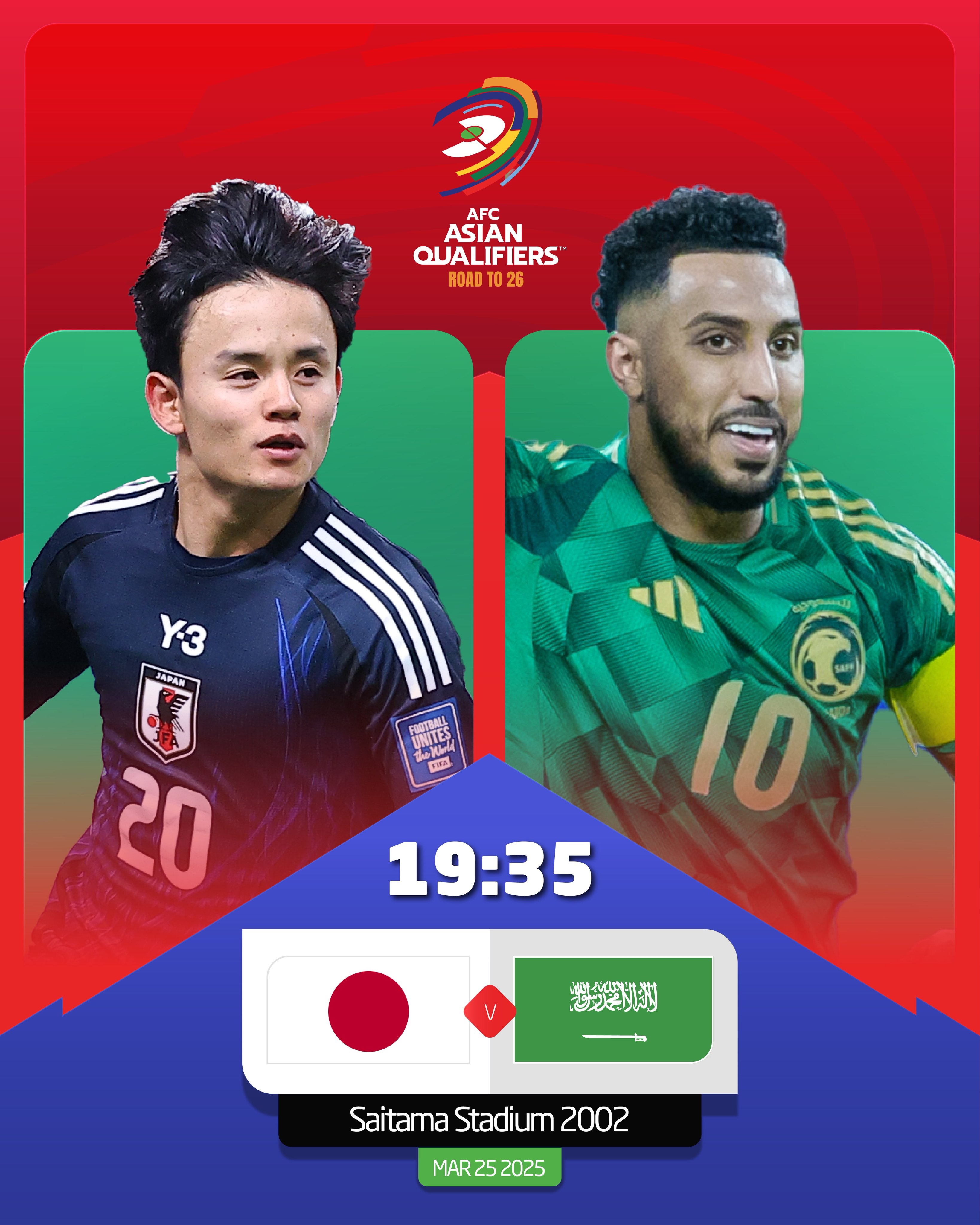 日本vs沙特首發(fā)：久保建英、前田大然、遠(yuǎn)藤航出戰(zhàn)，多薩里先發(fā)